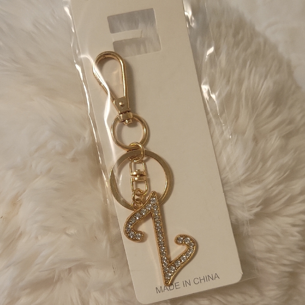 Gold Keychain Accessory
